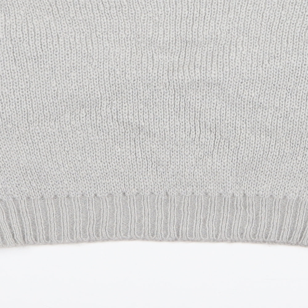 PRETTYLITTLETHING Womens Grey Pullover Jumper Size S