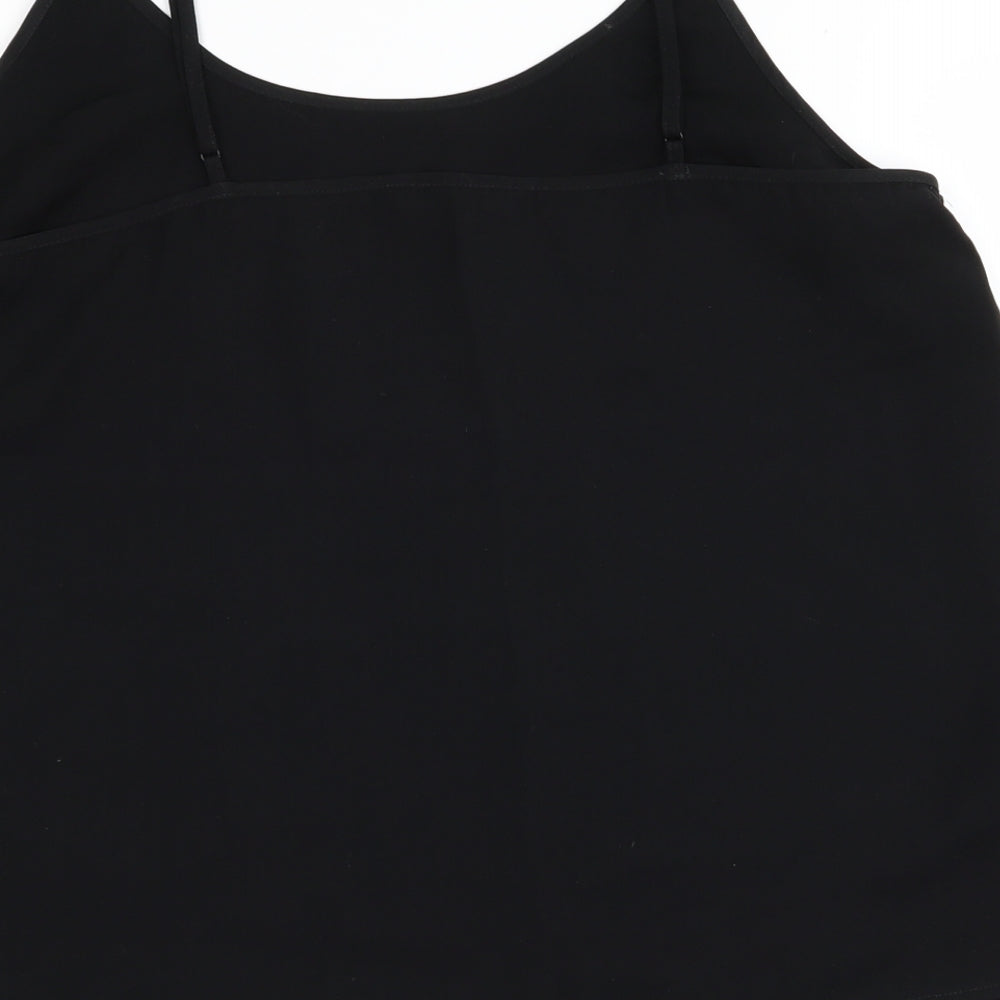 NEXT Womens Black Basic Blouse Size 12
