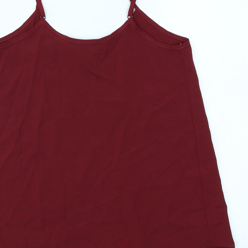 Select Womens Red Camisole Blouse Size 6