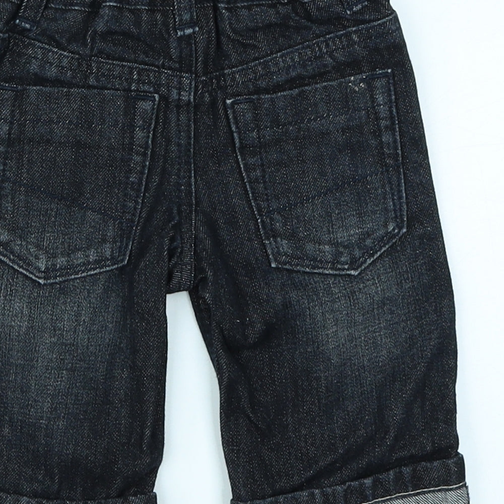 NEXT Baby Blue Denim Cargo Jeans Size 3-6 Months