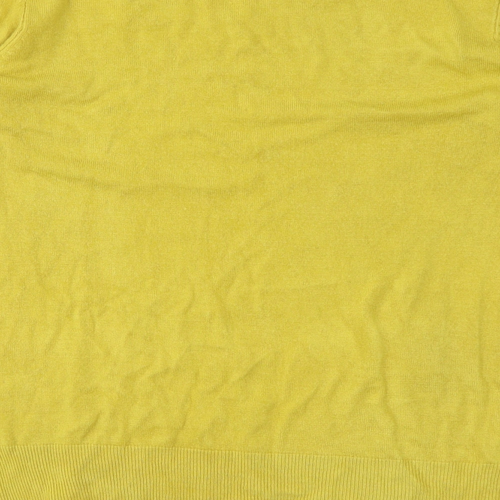 Primark Womens Yellow Pullover Jumper Size S