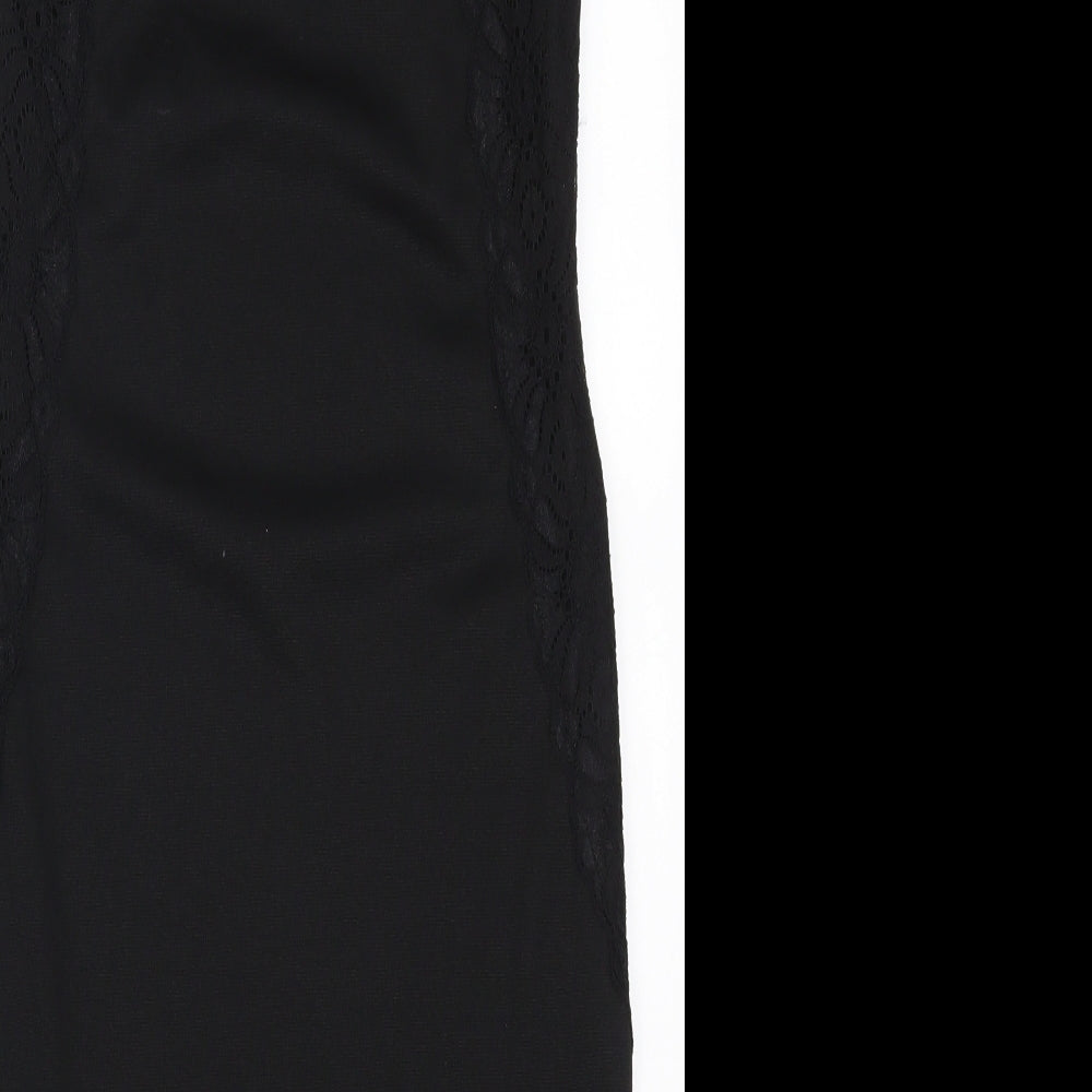 H&M Womens Black Lace Bodycon Size S