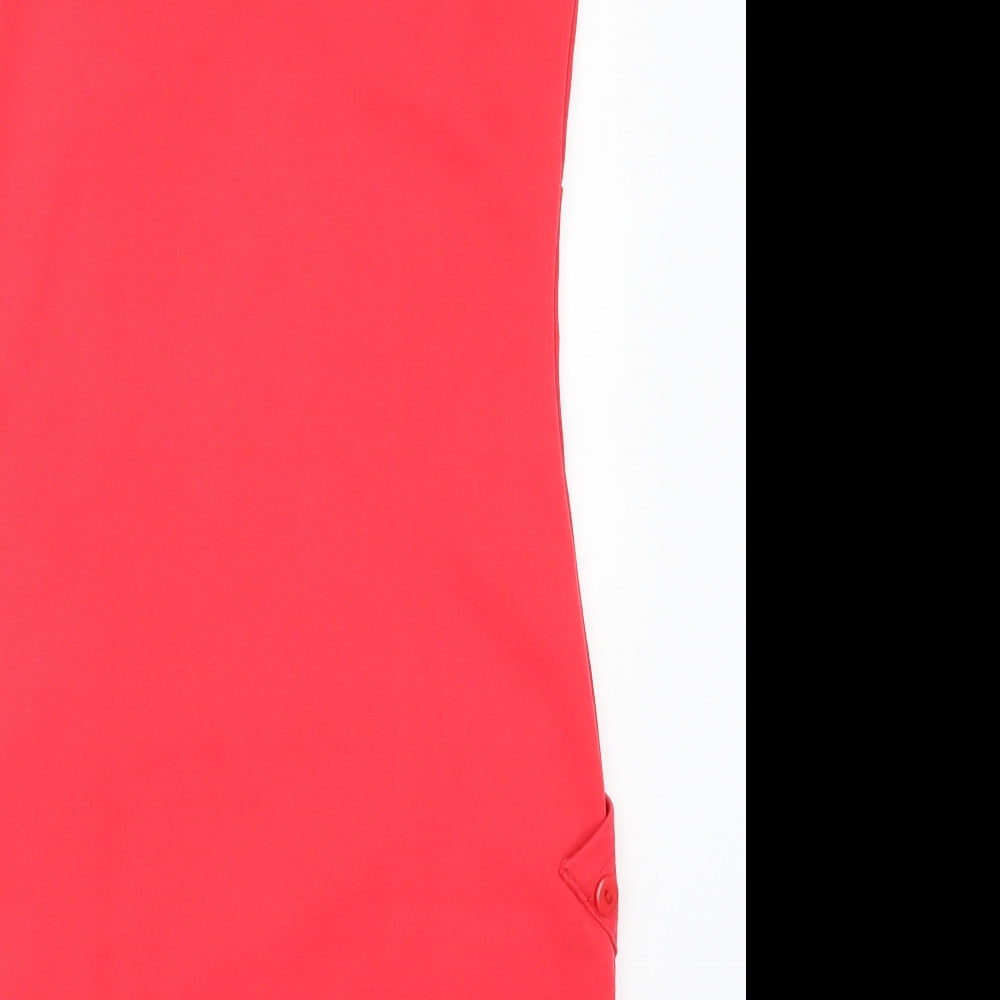 Izabel Womens Pink Pencil Dress Size S