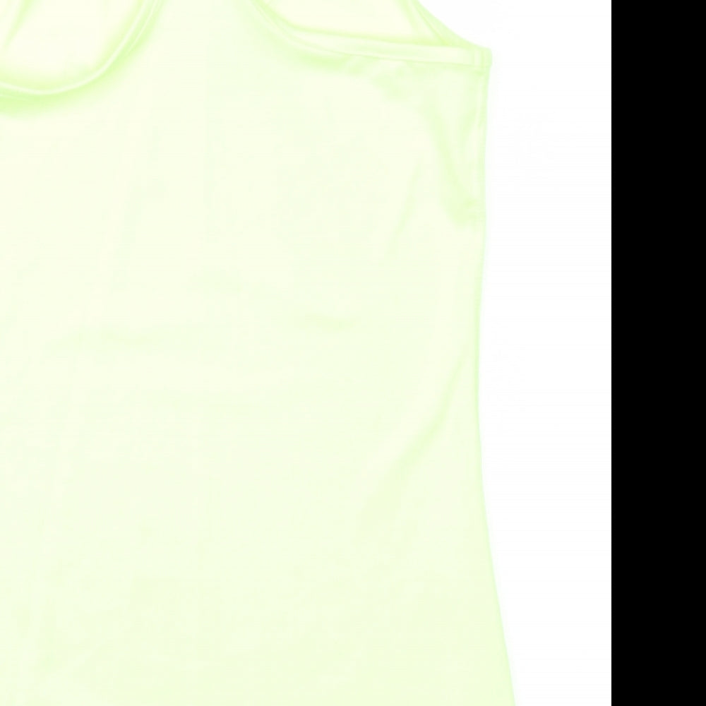 F&F Womens Yellow Basic Tank Size 8 - Racerback