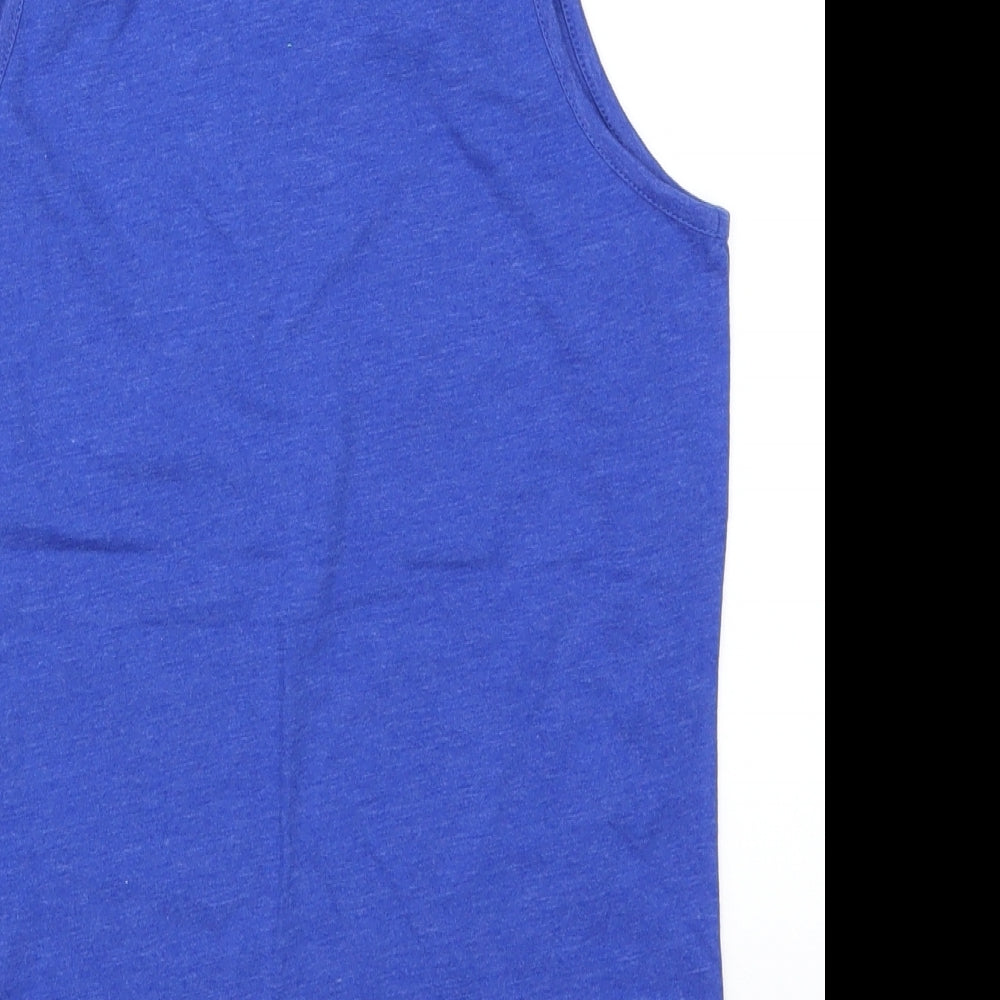 Cedarwood State Mens Blue Basic Tank Size XS
