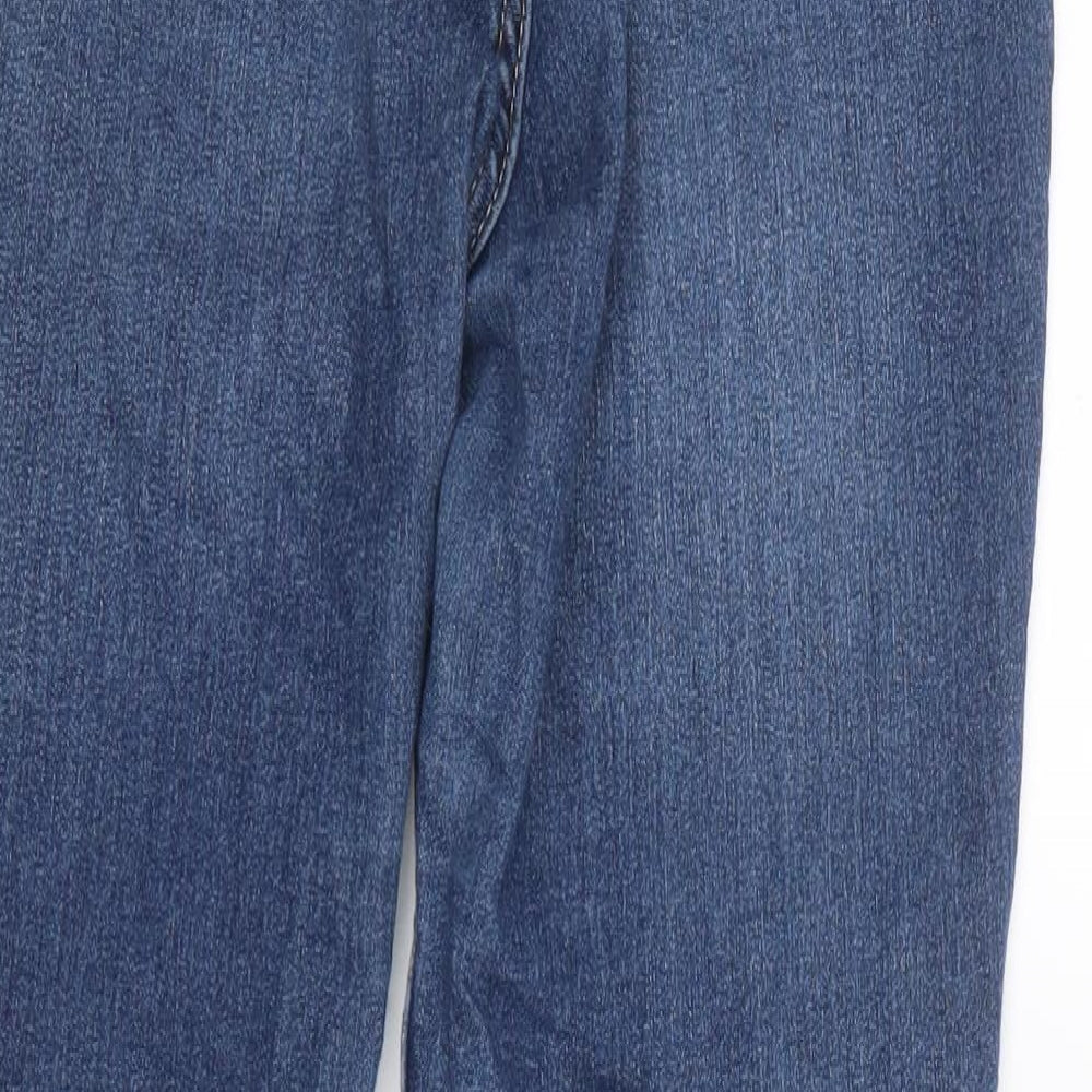 Divided by H&M Womens Blue Denim Straight Jeans Size 10 L29 in
