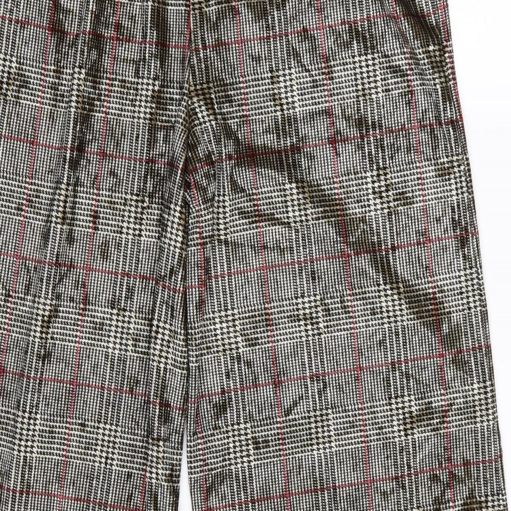 River Island Girls Multicoloured Check Jogger Trousers Size 10 Years - trousers