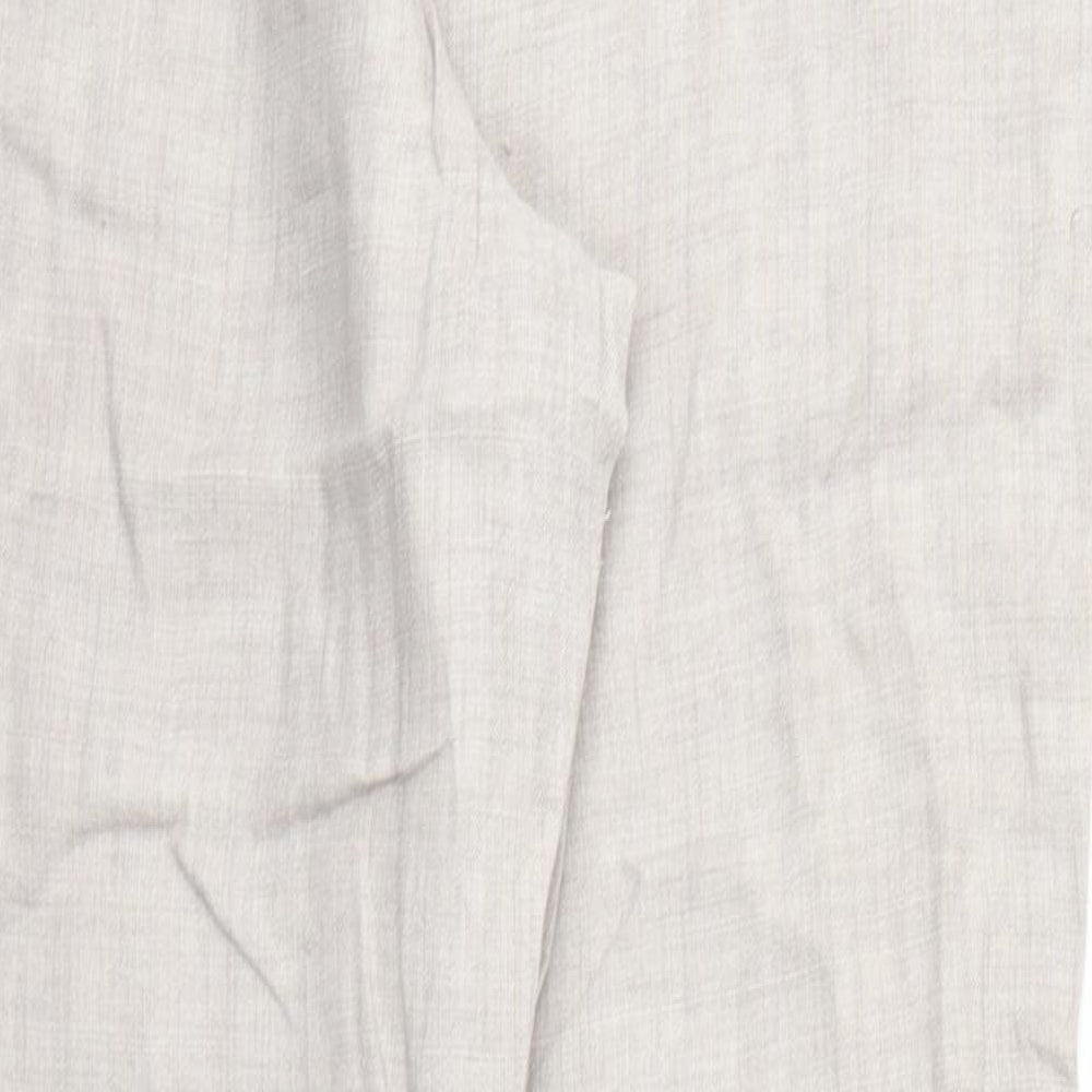 Moda Womens Beige Trousers Size 14 L30 in