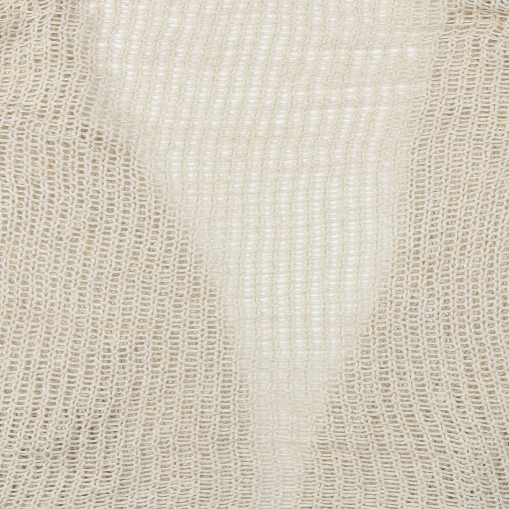 River Isand Womens Beige Cardigan Jumper Size 10