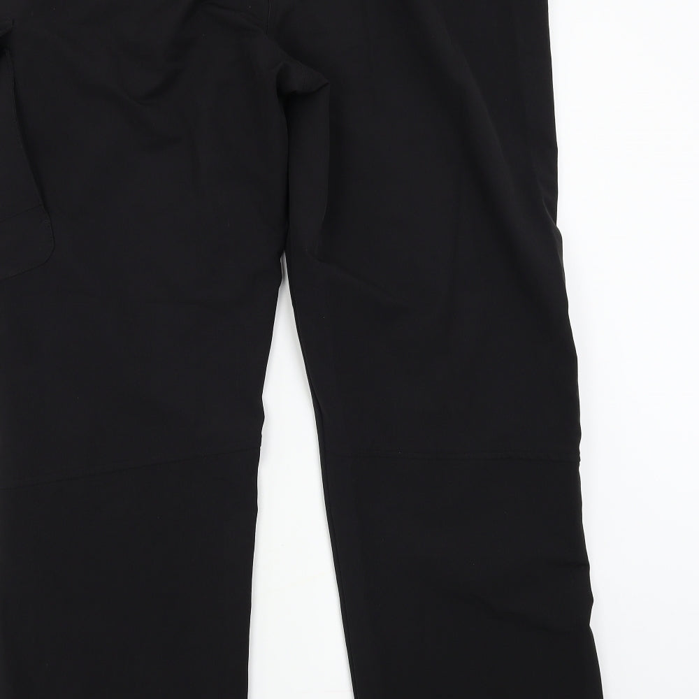 Shamp Womens Black Trousers Size L L27 in