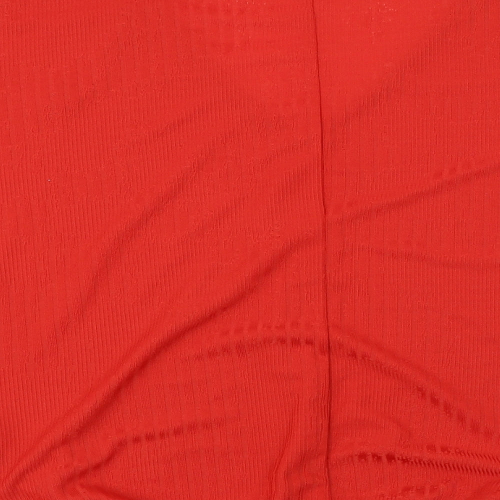F&F Womens Red Basic Blouse Size 18