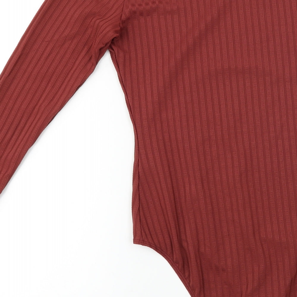 Dorothy Perkins Womens Red Bodysuit One-Piece Size 8