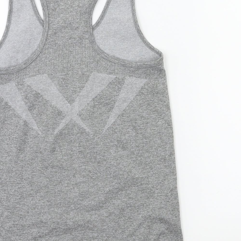 WORKOUT Womens Grey Basic Tank Size 6