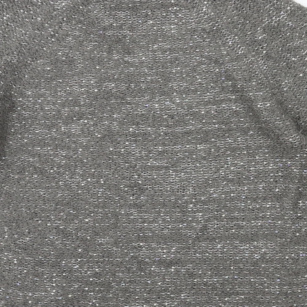 George Womens Grey Knit Pullover Jumper Size 14