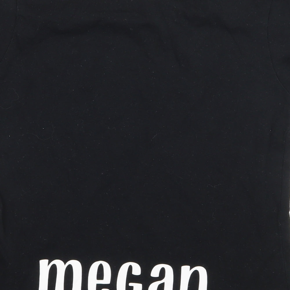 Miss E-vie Girls Black Jersey Basic T-Shirt Size 9-10 Years - Little Mixers