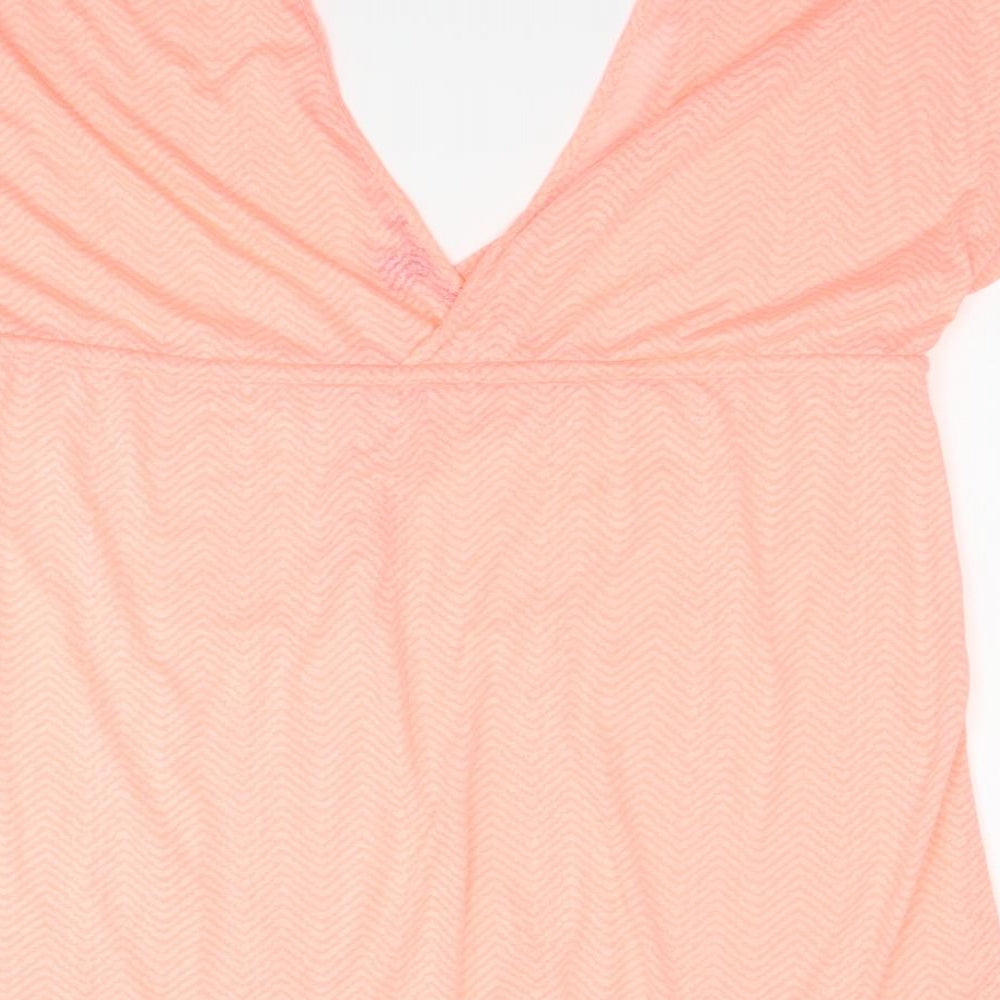 Atmosphere Womens Orange Basic T-Shirt Size L