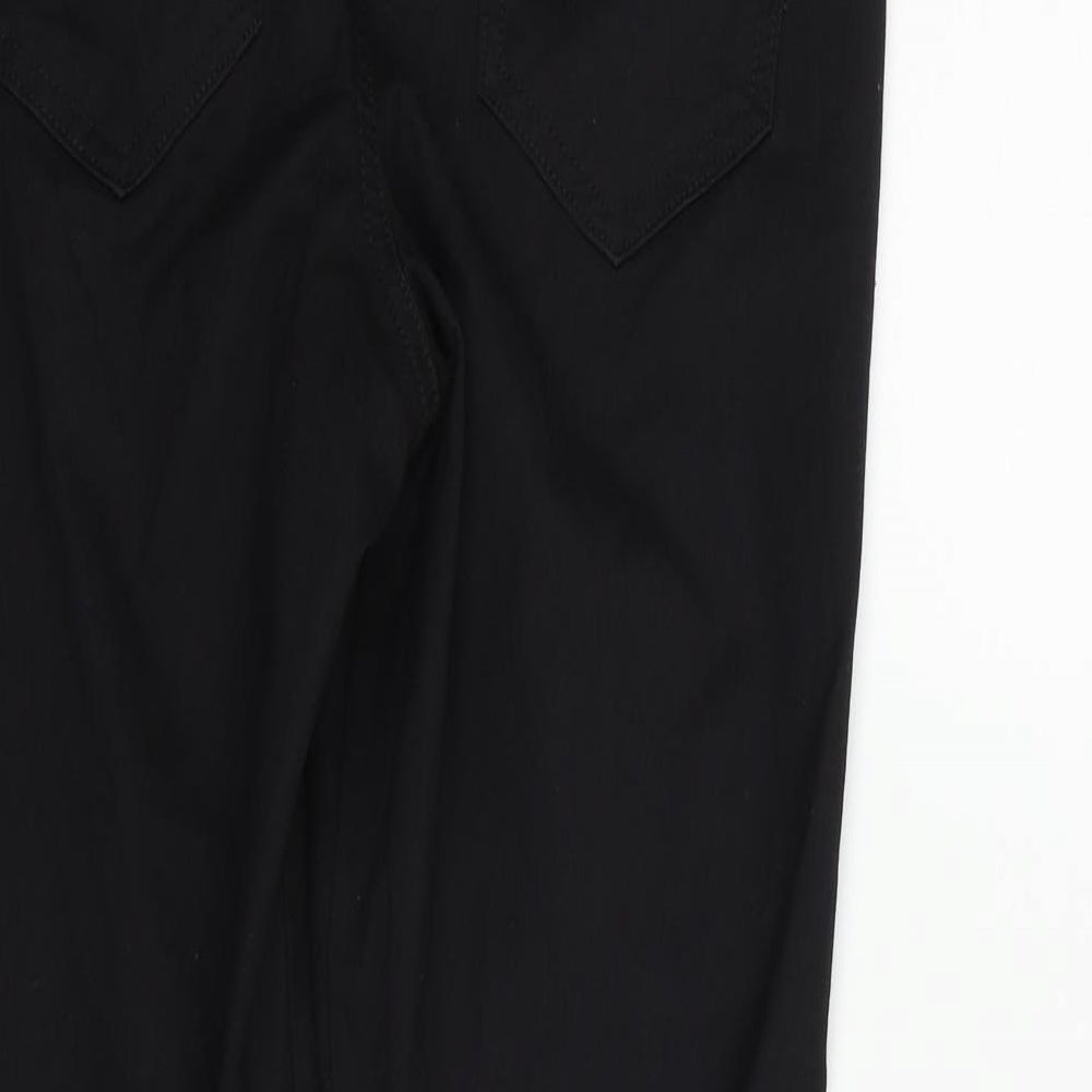 F&F Womens Black Trousers Size 12 L29 in