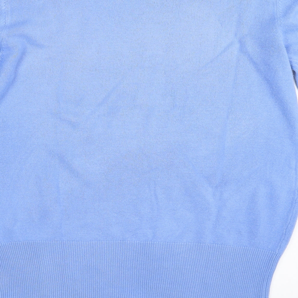 Annabelle Womens Blue Pullover Jumper Size S