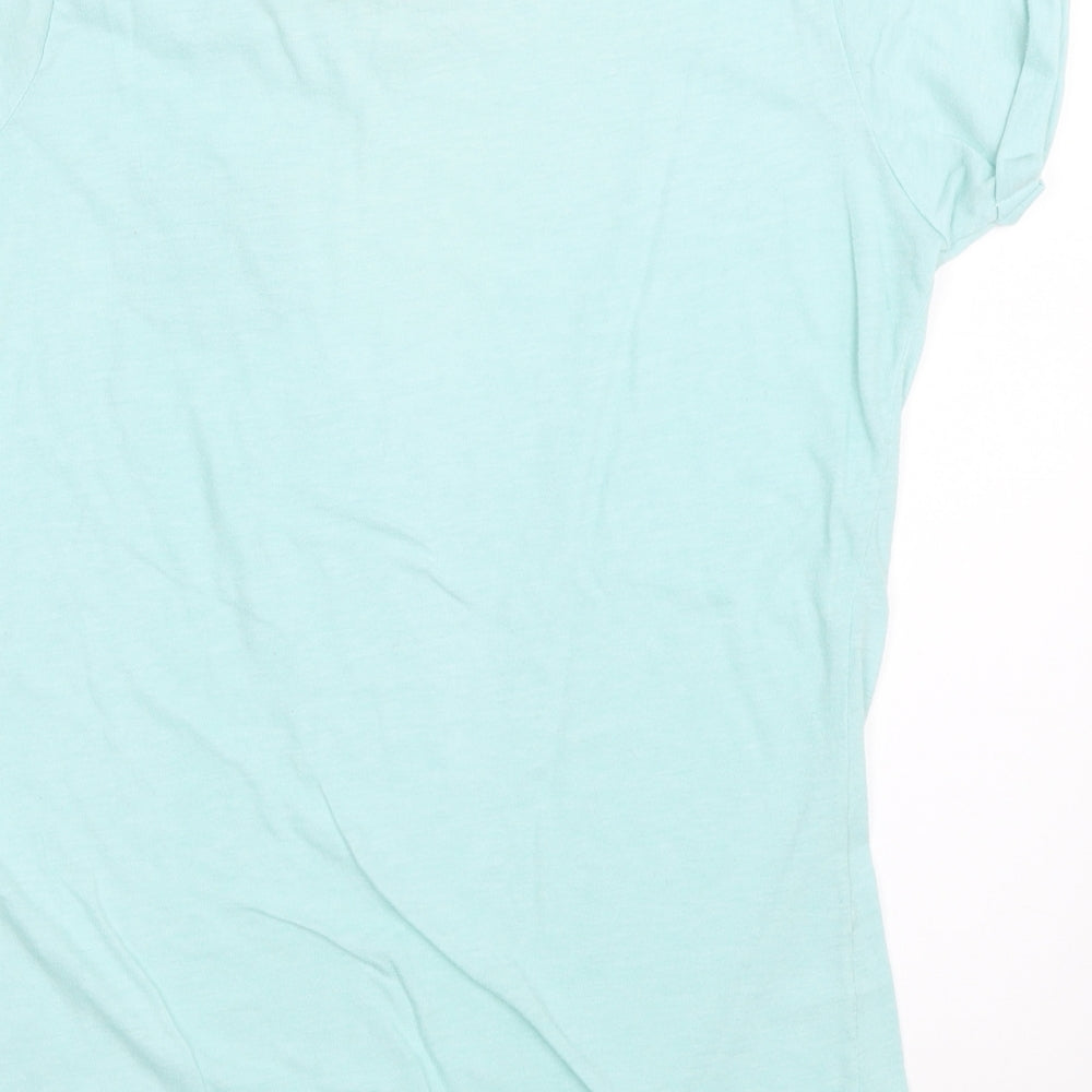 Atmosphere Womens Blue Basic T-Shirt Size 12