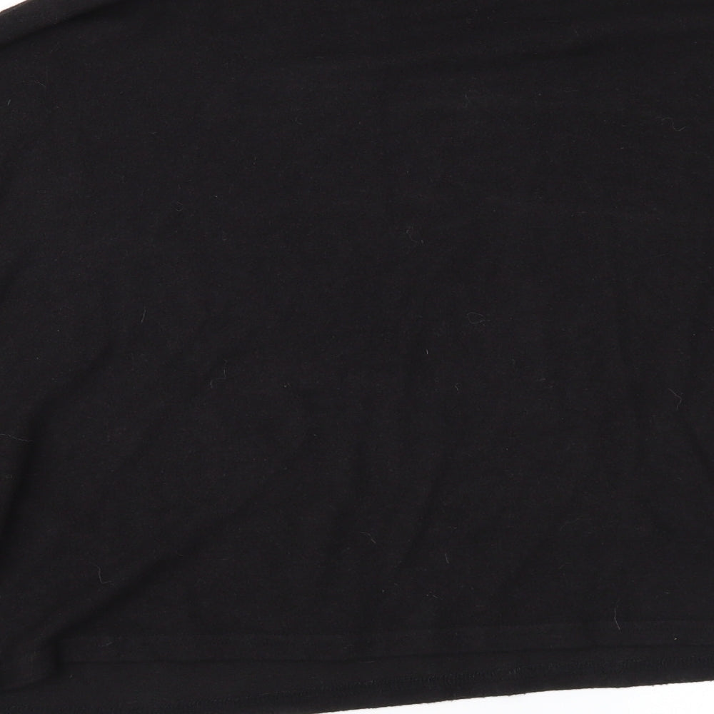 New Look Womens Black Fleece Pullover Jumper Size M