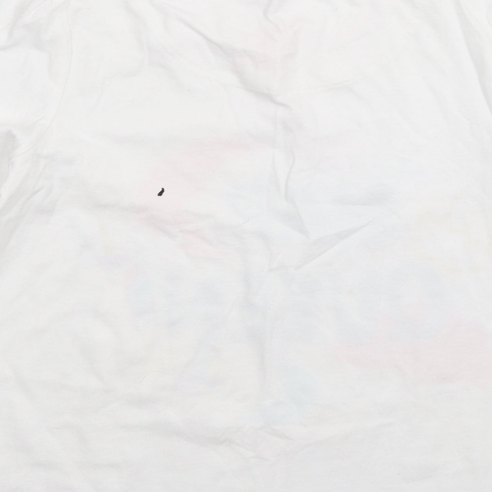 TU Girls White Solid Top Pyjama Top Size 10-11 Years