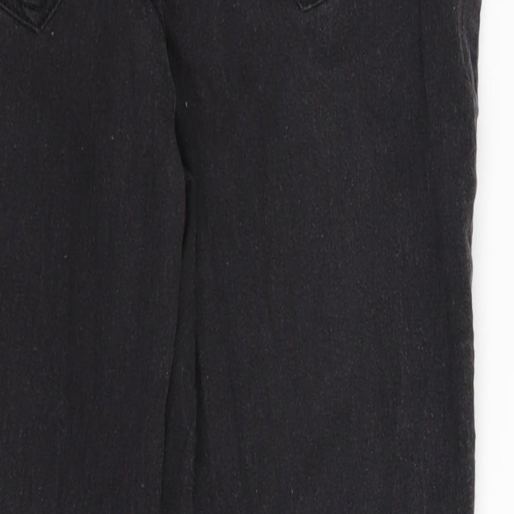 Denim Co Womens Black Denim Jegging Jeans Size 12 L26 in