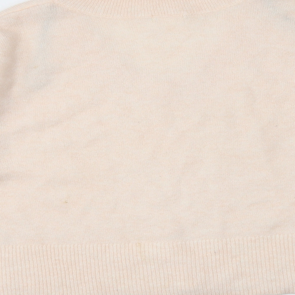 H&M Womens Pink Pullover Jumper Size M