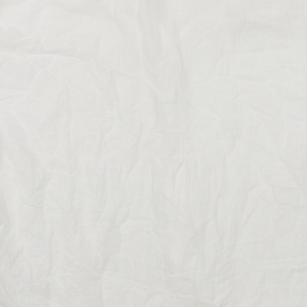 Preworn Womens White Basic Button-Up Size XL