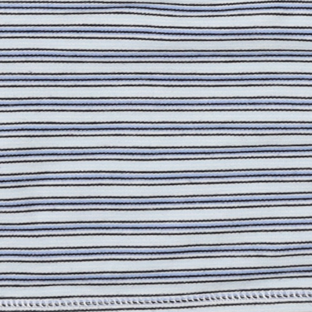 George Baby Blue Striped Jersey T-Shirt Size 0-3 Months - My big red fire engine