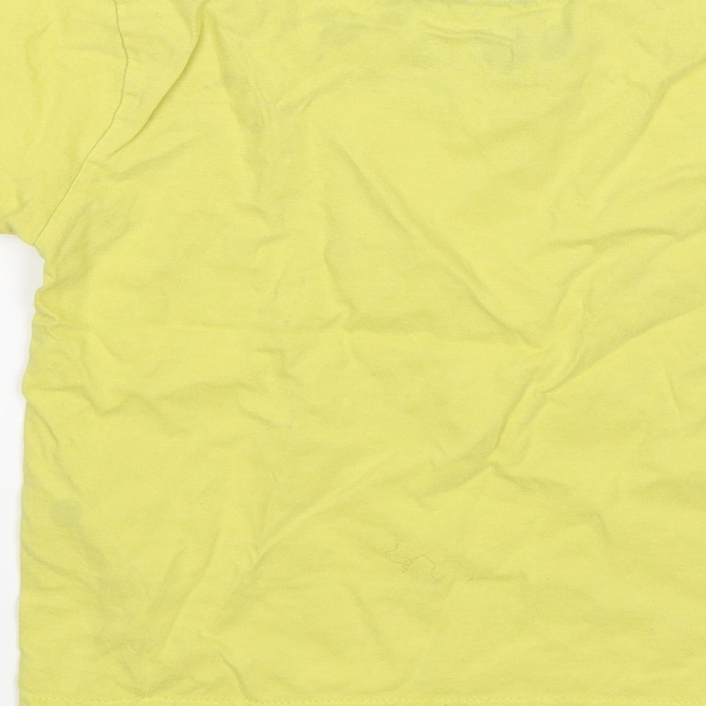 Primark Boys Yellow Basic T-Shirt Size 2-3 Years - My dad is a superhero