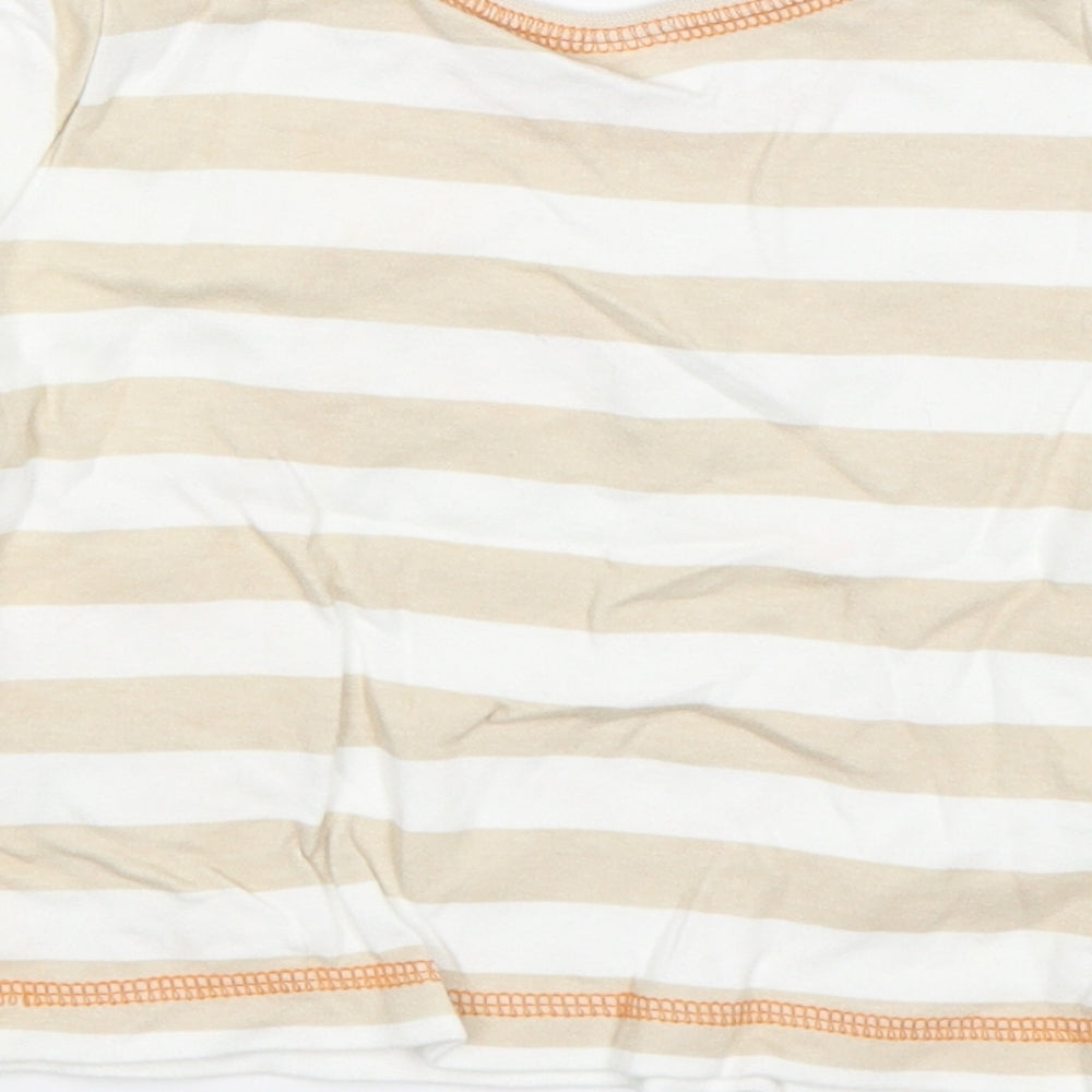 Next Baby Orange Basic T-Shirt Size 3-6 Months - Giraffe