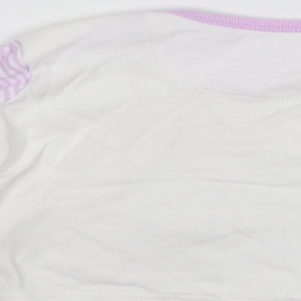 George Baby White Jersey T-Shirt Size 3-6 Months - Piglet says its time for a snooze
