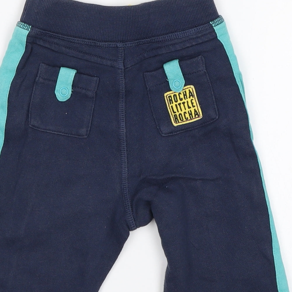 Rocha Little Rocha Baby Blue Sweatpants Trousers Size 3-6 Months