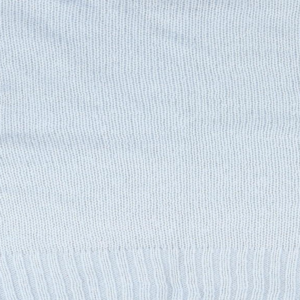 New Look Womens Blue Knit Pullover Jumper Size M