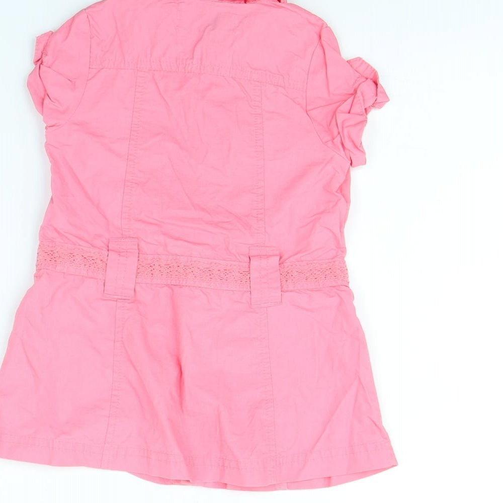 Early days Girls Pink Pinafore/Dungaree Dress Size 6-9 Months