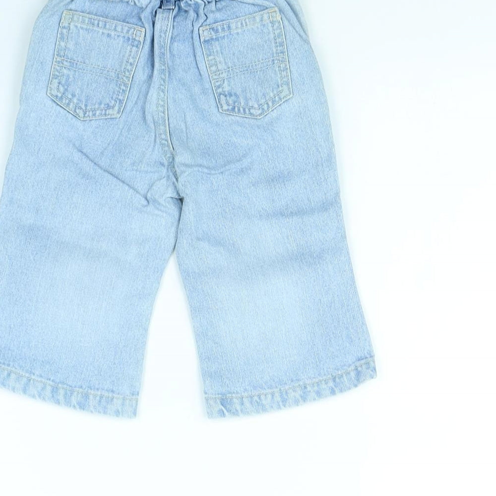 m&s Baby Blue Capri Jeans Size 9 Months