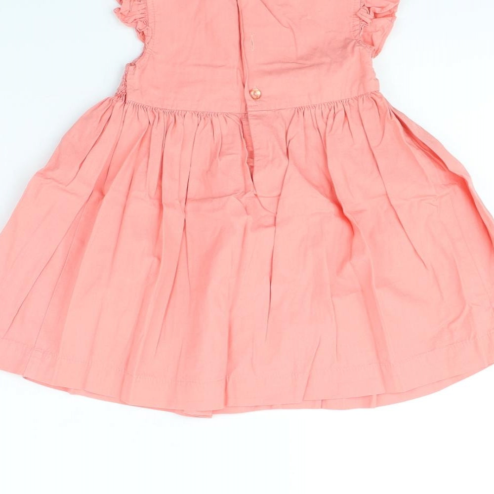 M&Co Girls Pink Fit & Flare Size 12 Months
