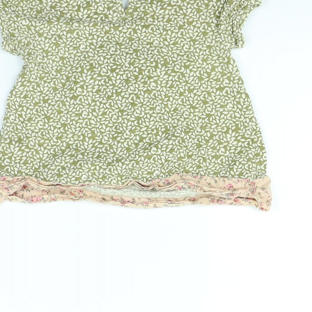 NEXT Girls Green Basic Blouse Size 6-9 Months