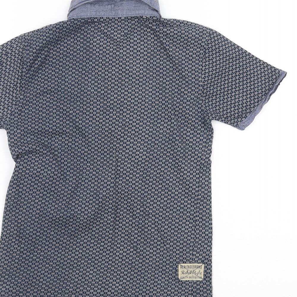 Rebel Girls Blue Basic Polo Size 8-9 Years