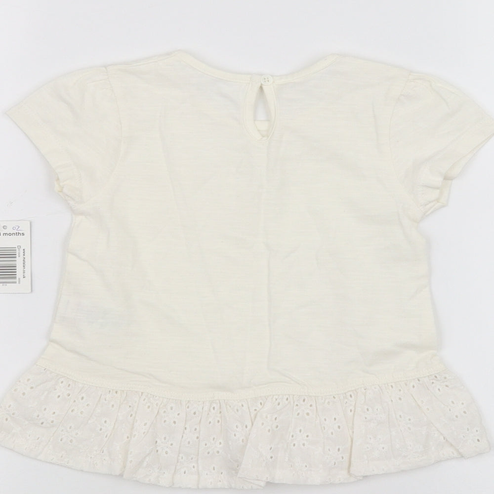 Matalan Baby White A-Line Size 12-18 Months