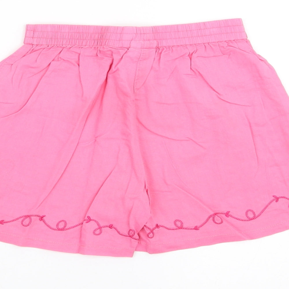 NEXT Girls Pink Cropped Trousers Size 12-18 Months
