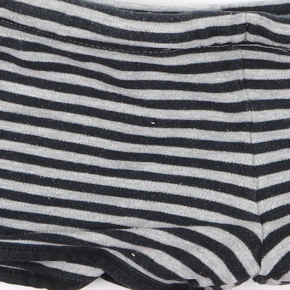 Preworn Womens Beige Striped Hot Pants Shorts Size 12
