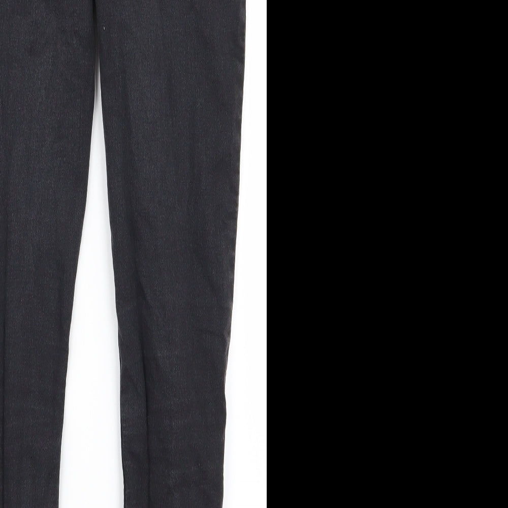 Preworn Womens Black Skinny Jeans Size 12 L27 in