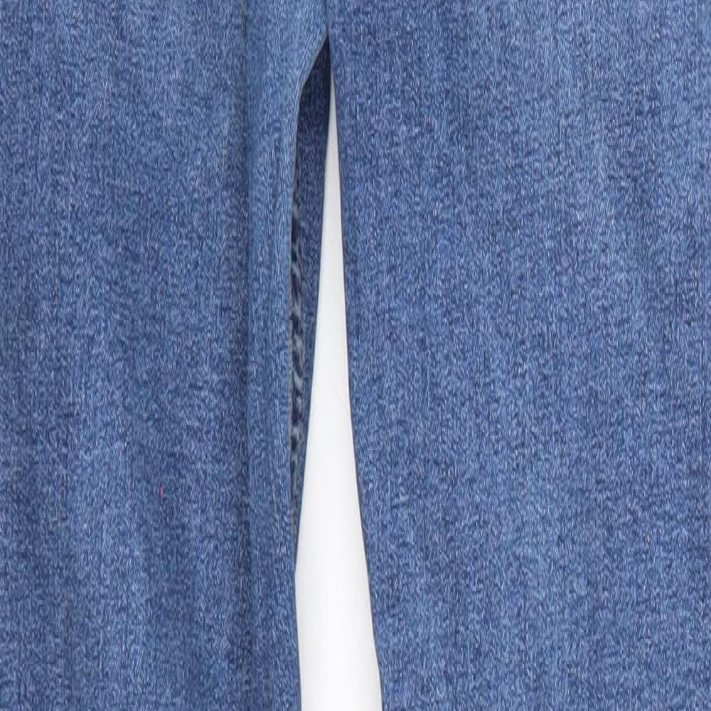 Preworn Womens Blue Denim Straight Jeans Size 26 L30 in