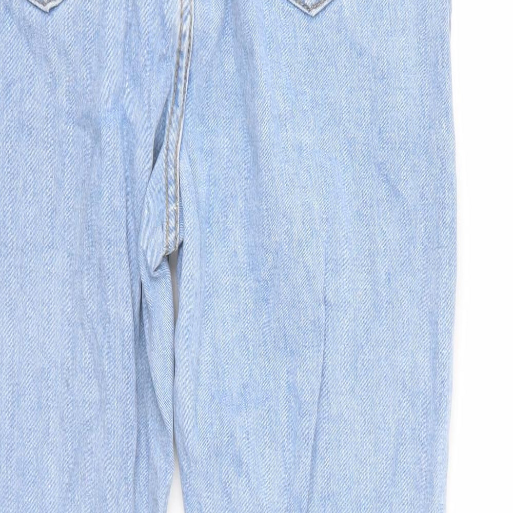 In the Style Womens Blue Denim Straight Jeans Size 10 L27 in