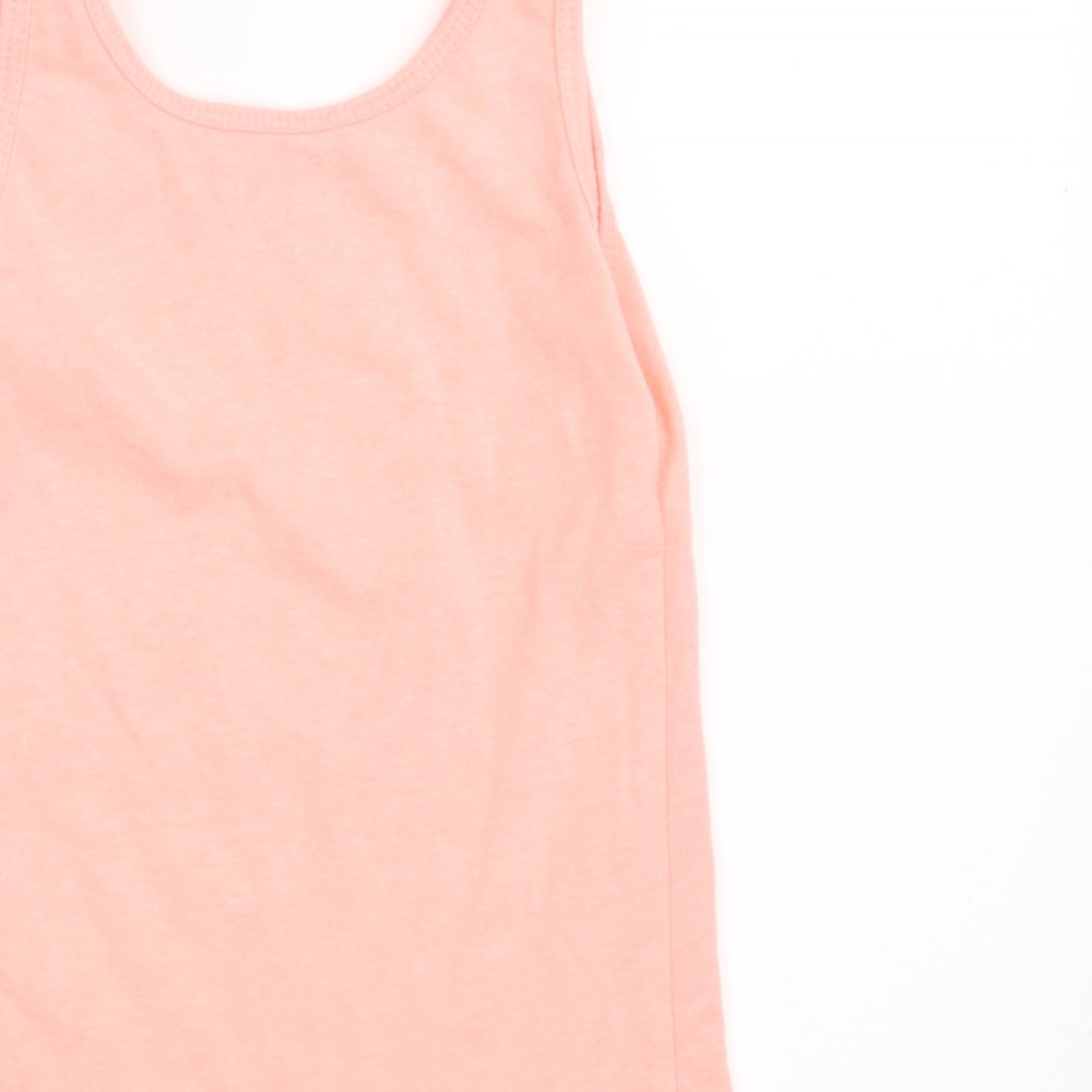 Primark Girls Orange Basic Tank Size 5-6 Years