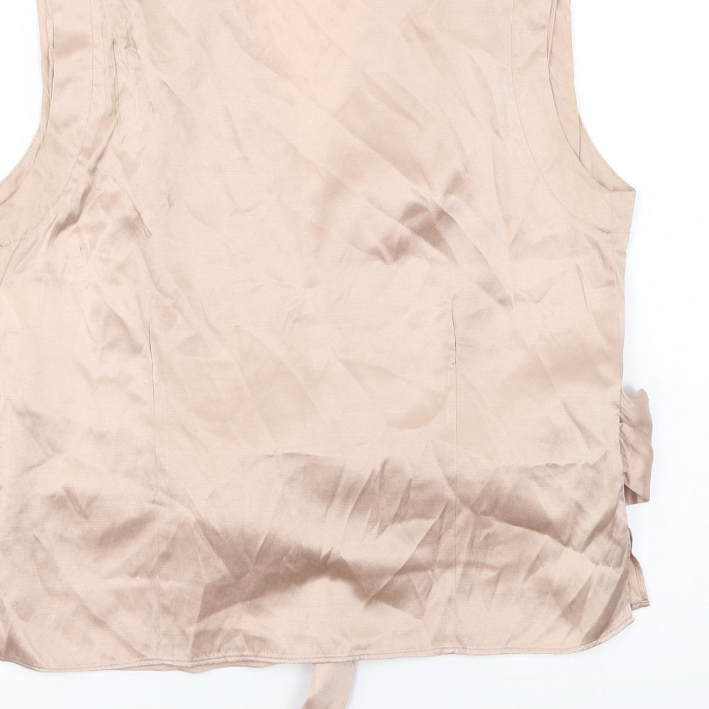 Limited Collection Womens Pink Basic Blouse Size 14