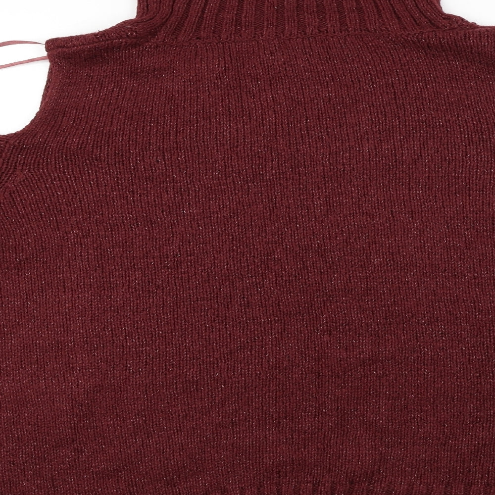 Primark Womens Red Pullover Jumper Size L
