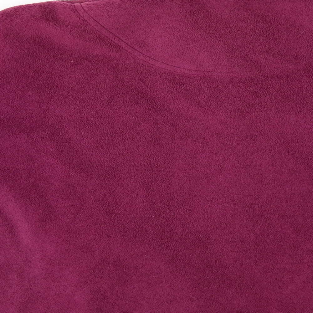 Active Womens Purple Full Zip Jumper Size 14