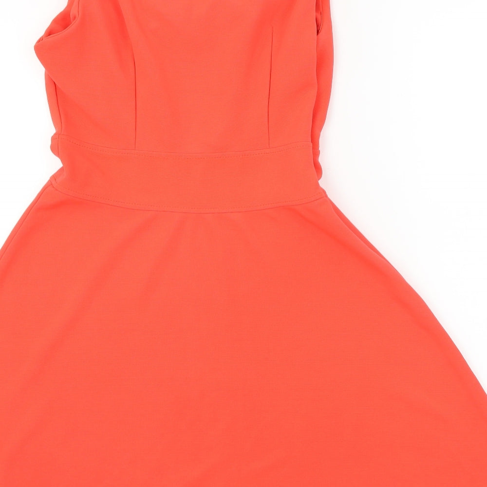 New York Laundry Womens Orange A-Line Size M